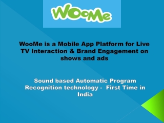 WooMe - Live TV interaction App Platform