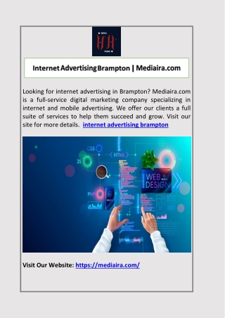 Internet Advertising Brampton | Mediaira.com