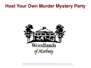 Host Your Own Murder Mystery Party