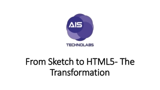 From Sketch to HTML5- The Transformation