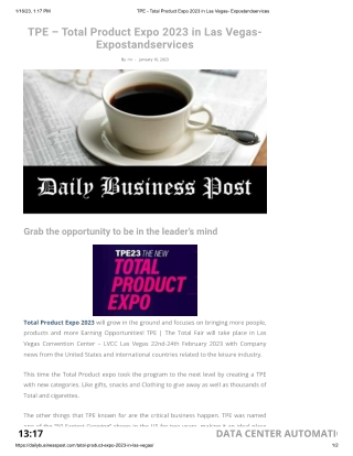 Total Product Expo 2023