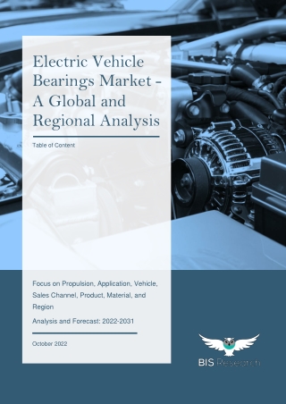 Electric Vehicle Bearings Market