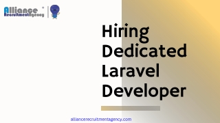 Hire Dedicated Laravel Developer