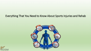 Everything That You Need to Know About Sports Injuries and Rehab