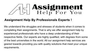 Assignment-help-by-professionals-experts!