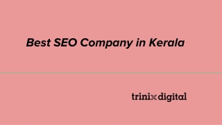 Best SEO Service Provider in Kerala