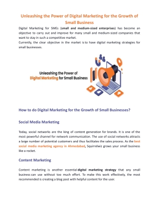 How Digital Marketing is Helpful for the Growth of Small Businesses?