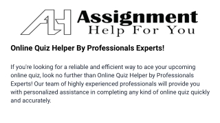 Online-quiz-helper-by-professionals-experts!