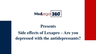 Side effects of Lexapro –Do you feel depressed after taking an antidepressant?