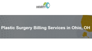 Plastic Surgery Billing Services in Ohio, OH