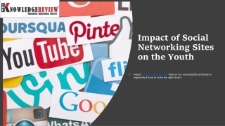 Impact of Social Networking Sites on the Youth_