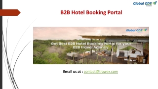 B2B Hotel Booking Portal