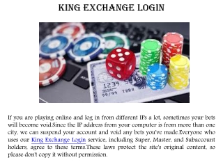 Kingexchange Login