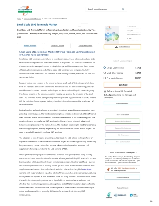 Small Scale LNG Terminals Market | Industry Report, 2027