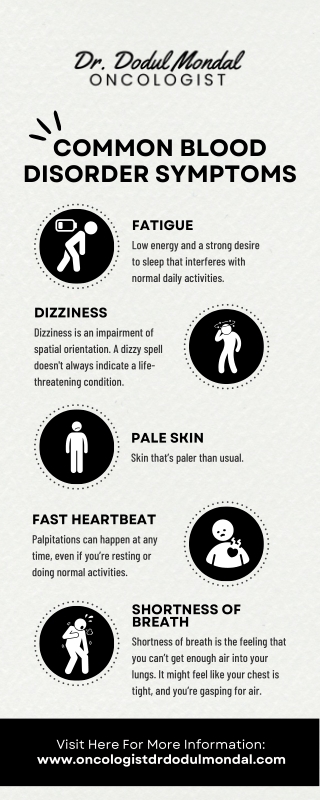 Common Blood Cancer Disorder Symptoms