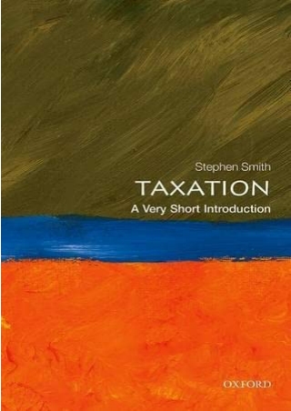 D!ownload  [EBOOK] Taxation: A Very Short Introduction (Very Short Introduc