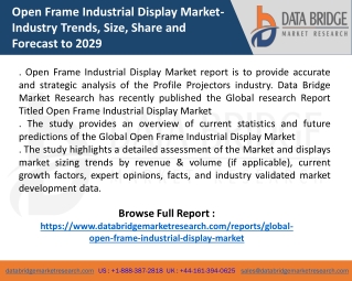 Open Frame Industrial Display Market