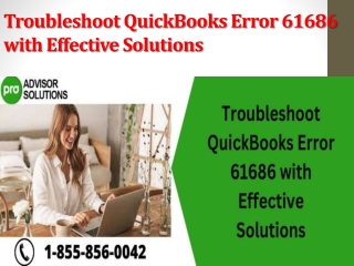 Troubleshoot QuickBooks Error 61686 with Effective Solutions