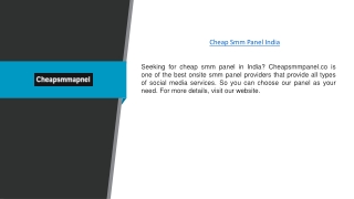 Cheap Smm Panel India | Cheapsmmpanel.coQ