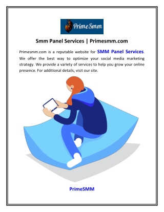 Smm Panel Services | Primesmm.com