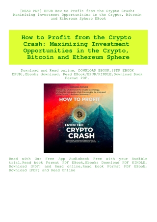 [READ PDF] EPUB How to Profit from the Crypto Crash Maximizing Investment Opportunities in the Crypt