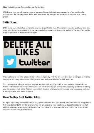 How to Get More Results Out of Your get twitter likes