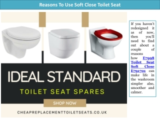 Reasons To Use Soft Close Toilet Seat