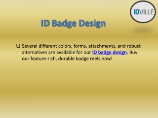 ID Badge Design