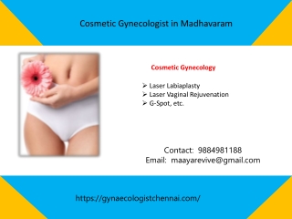 Cosmetic Gynecologist in Madhavaram