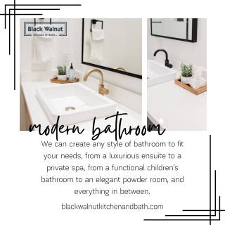 Services for Bathroom Remodeling and Construction in Ottawa
