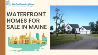 Waterfront Homes for Sale in Maine