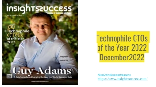 Technophile CTOs of the Year 2022 December2022