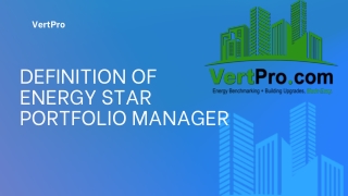 Definition of Energy Star Portfolio Manager