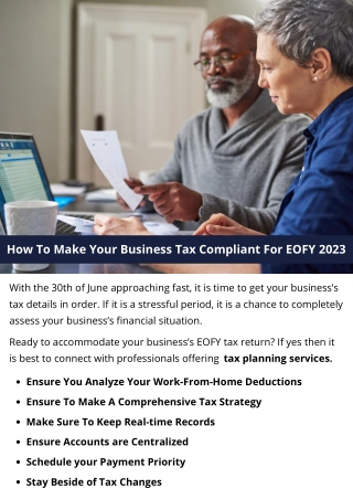 How To Make Your Business Tax Compliant For EOFY 2023