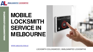 Mobile Locksmith Service in Melbourne