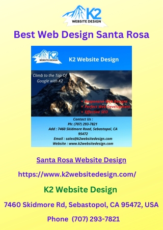 Best Web Design Santa Rosa