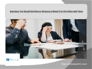 Questions You Should Ask Divorce Attorney on First Meet with Them