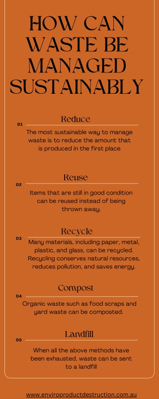 how can waste be managed sustainably