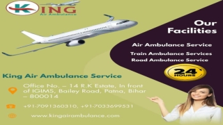 Utilize Fabulous King Air Ambulance Service in Patna at a Low-Cost