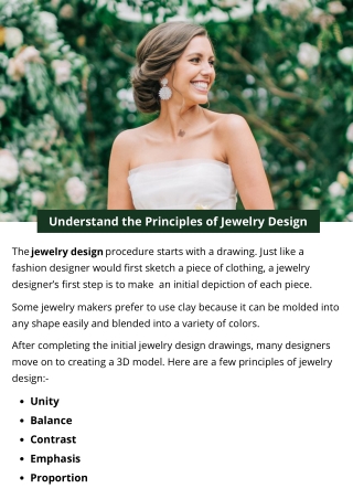 Understand the Principles of Jewelry Design