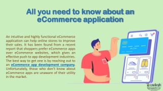 Ecommerce App Development Company