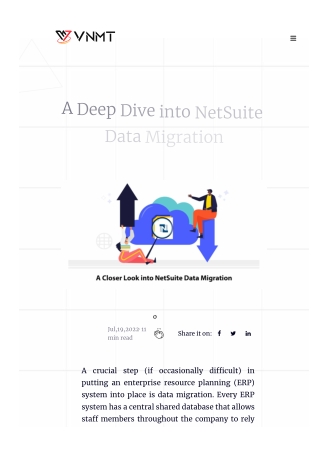 A Deep Dive into NetSuite Data Migration