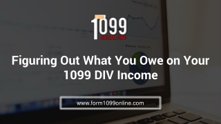 1099 Dividend Form - Form 1099 Online - Tax 1099 FIling