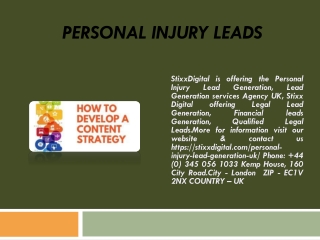 Personal Injury Leads