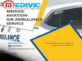 Medivic Aviation Air Ambulance Service in Kolkata