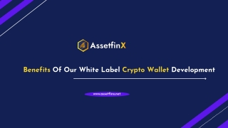 Benefits Of Our White Label Crypto Wallet Development