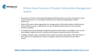 Product Information Management System