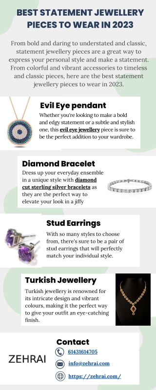 Best Statement Jewellery Pieces To Wear In 2023