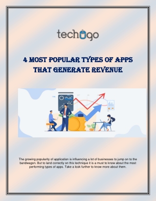 4 Most Popular Types of Apps That Generate Revenue