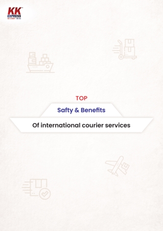 Benefits of international courier services